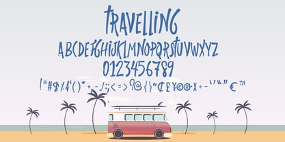 Travelling Font Poster 7
