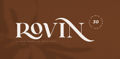 Rovin Font Poster 1