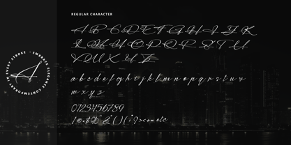 Modern Signature Font Poster 8