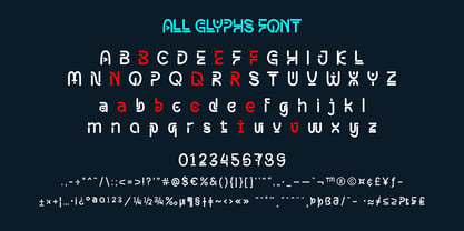 MEXURY Font Poster 11