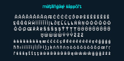 MEXURY Font Poster 10