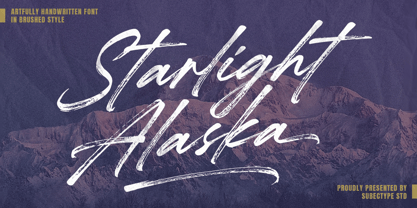 Starlight Alaska Font Poster 1