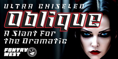 FTY Ultra Chiseled Font Poster 2