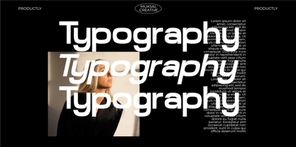 Geoforce Font Poster 2