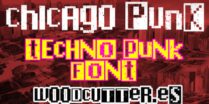 Chicago Punk Fuente Póster 1