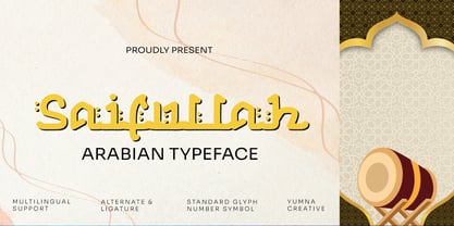 Saifullah Font Poster 1