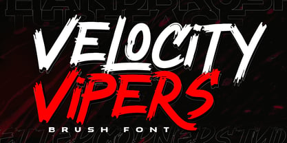 Velocity Vipers Font Poster 1