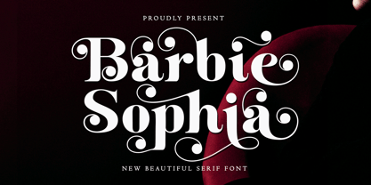 Barbie Sophia Font Poster 1
