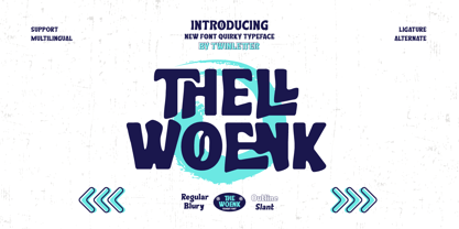 Thellwoenk Font Poster 1