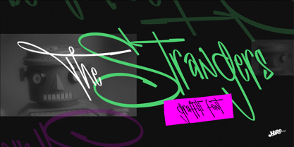 The Strangers Font Poster 1