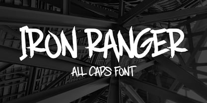 Iron Ranger Font Poster 1