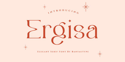 Ergisa Font Poster 1