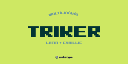 Triker Font Poster 12