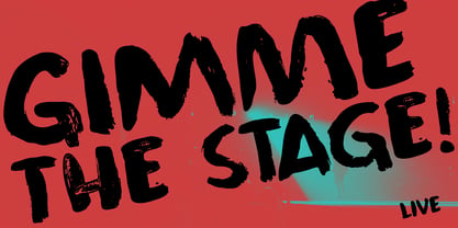 Stage Invader Font Poster 4