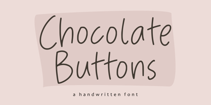Chocolate Buttons Font Poster 1