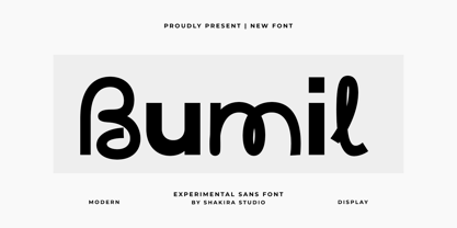 Bumil Font Poster 1