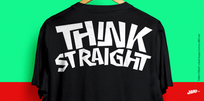 Think Straight Font Poster 6