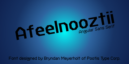 Afeelnooztii Font Poster 1