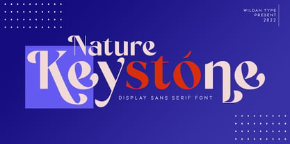 Nature Keystone Font Poster 1