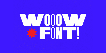 Wooow Font Poster 1