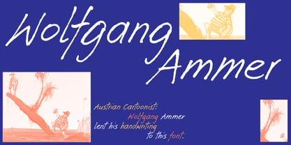 Ammer Handwriting Font Poster 2