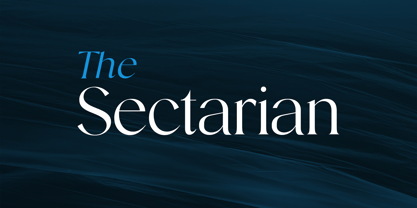 The Sectarian Font Poster 1