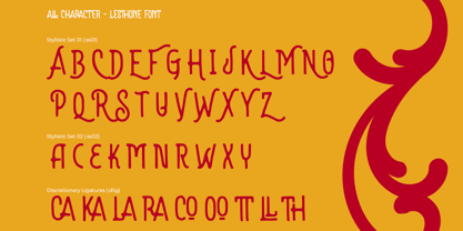 Lesthone Font Poster 10