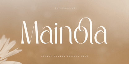 Maniola Font Poster 1