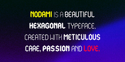 Nodami Font Poster 2