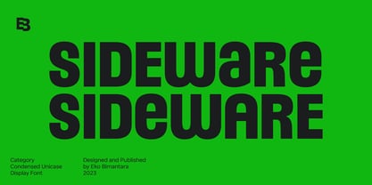 Sideware Font Poster 1