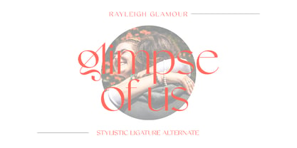 Rayleigh Glamour Font Poster 3