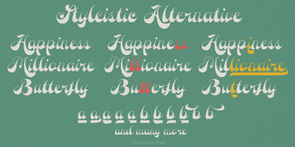 Mancluso Font Poster 9