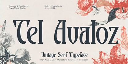 Tel Avaloz Font Poster 1