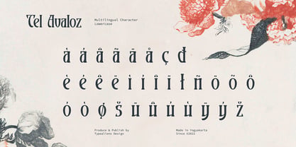 Tel Avaloz Font Poster 10