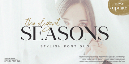 Elegant Season Font Poster 1