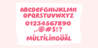 Chewy Bubble Font Poster 6
