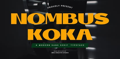 Nombus Koka Font Poster 1