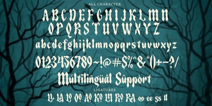 Spooky Frights Font Poster 7