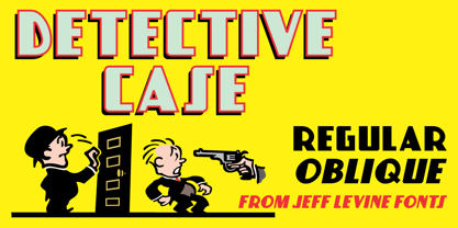 Detective Case JNL Font Poster 1