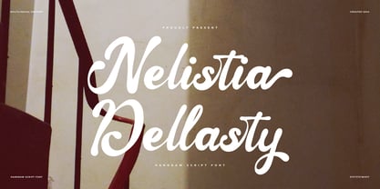 Nelistia Dellasty Font Poster 1