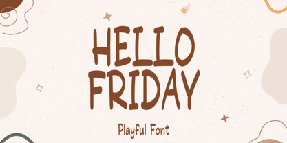 Hello Friday Font Poster 1