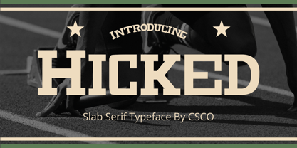 Hicked Font Poster 1
