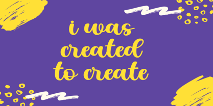 Purple Font Poster 4