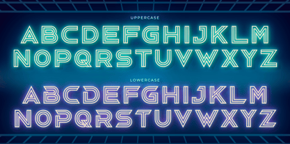 Neonrec Font Poster 8