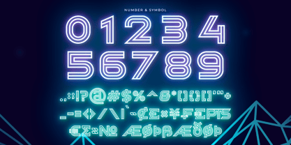 Neonrec Font Poster 9