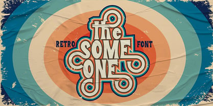 The Some One Retro Font Poster 2