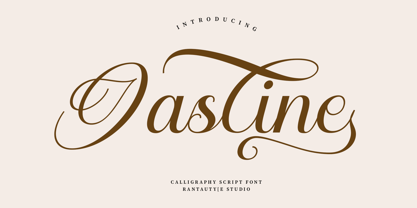 Jasline Font Poster 1