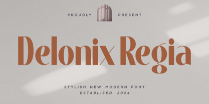 Delonix Regia Font Poster 1