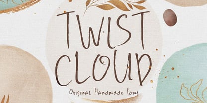 Twist Cloud Font Poster 1