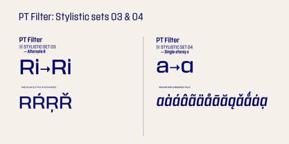 PT Filter Font Poster 7